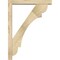 Ekena Millwork Olympic Block Rough Sawn Bracket w/ Offset Brace, Douglas Fir, 4"W x 22"D x 30"H BKT0402X22X30OLY05RDF - alternate 3